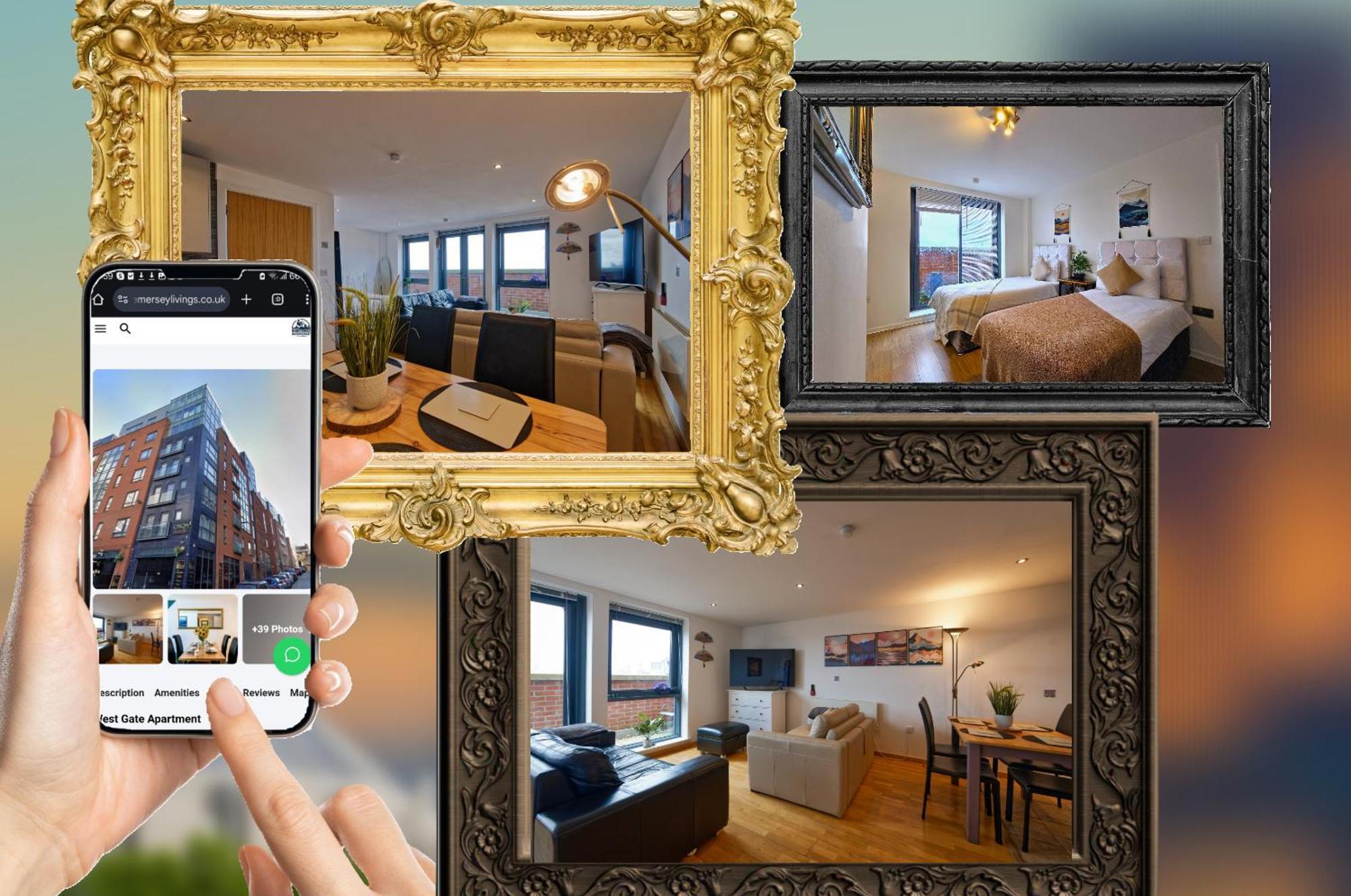 Sidemersey Livings- Convenient 1-Bedroom Flat With A View, Central ลิเวอร์พูล ภายนอก รูปภาพ